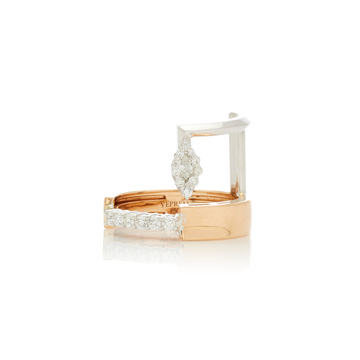 18K White & 18K Rose Gold Electrified Ring