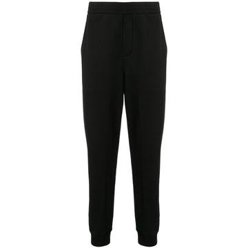 elasticated track trousers