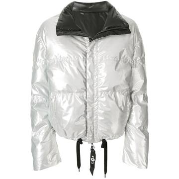 reversible down puffer jacket