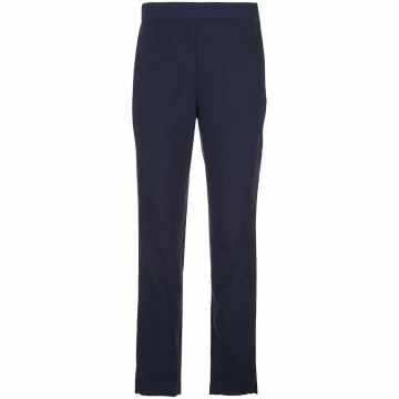 zip-up tailored trousers
