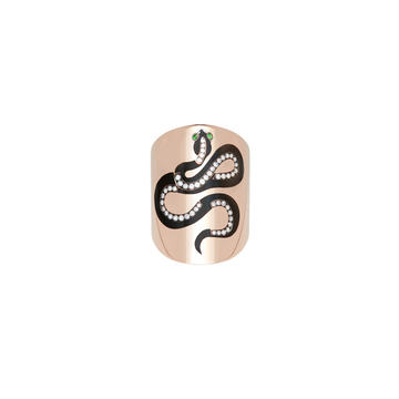 18K Rose Gold Snake Ring