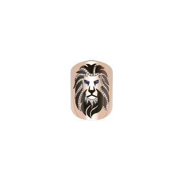 18K Rose Gold Lion Ring