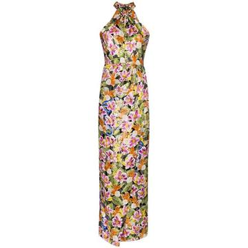 Alyona tropical floral print dress