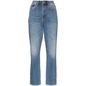 Chlo Wasted high-waisted straight leg jeans