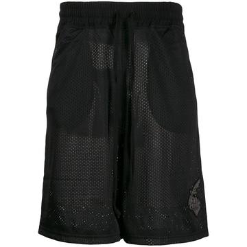 mesh track shorts