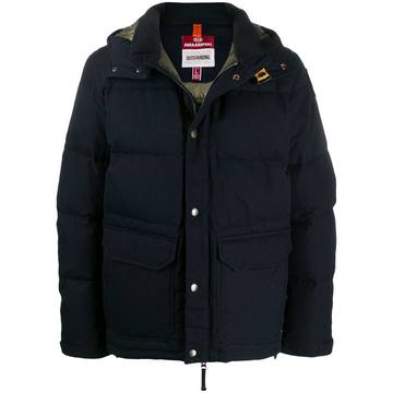 hooded down jacket