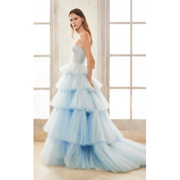 Bustier Strapless Ball Gown
