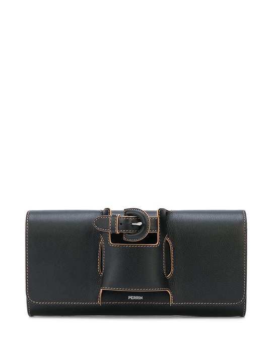 La Pariesenne buckle clutch bag展示图