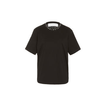 Victoria Logo Trimmed Cotton T-Shirt