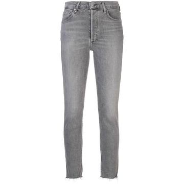 high rise Nico slim-fit jeans