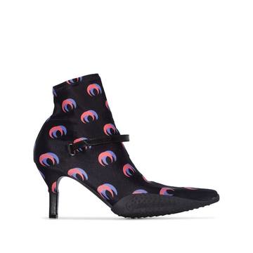 black moonwear 50 sock ankle boots