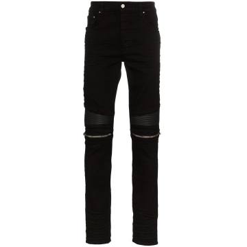 MX2 zip detail panelled jeans