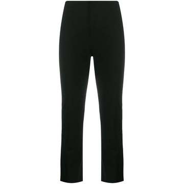 cropped stretch trousers