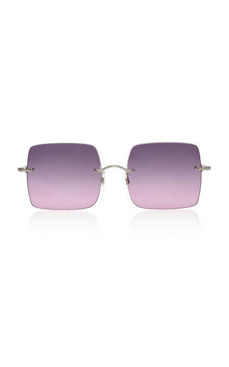 Oishe Oversized Rimless Sunglasses展示图