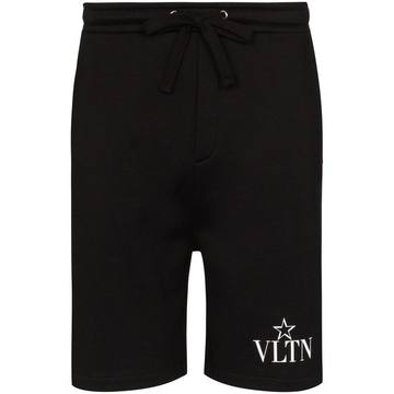 VLTNSTAR logo cotton blend track shorts