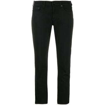 slim cropped trousers