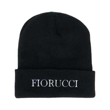 embroidered logo beanie hat