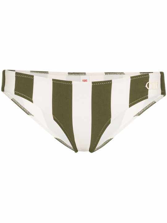 Elle striped bikini bottoms展示图