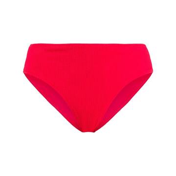 textured brief style bikini bottoms