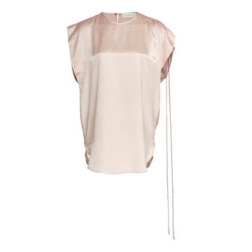 Adela Draped Silk Blouse