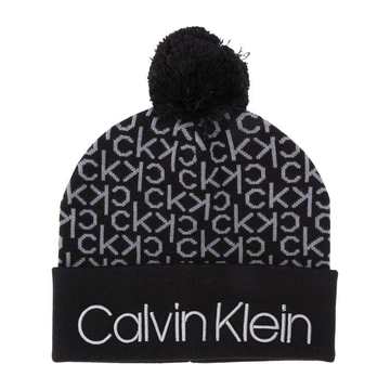 logo print beanie