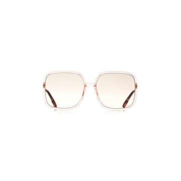 So Stellaire Square-Frame Acetate Sunglasses
