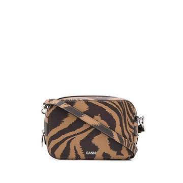 tiger print cross body bag