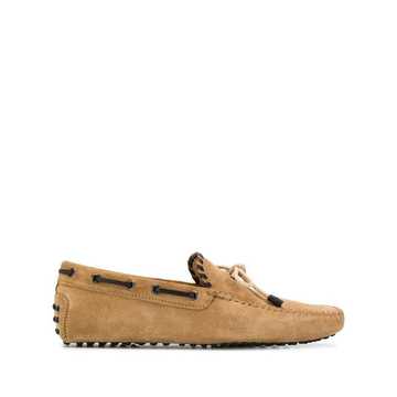 signature picot boat shoes