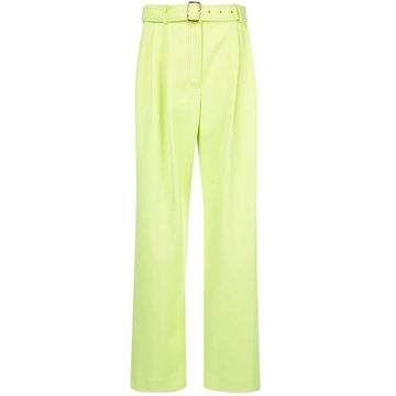 Blanche belted wide-leg trousers