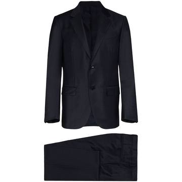 Navy two-piece tailored suit