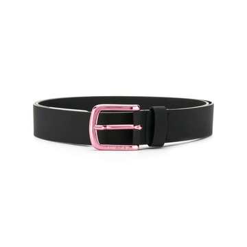 faux-leather belt