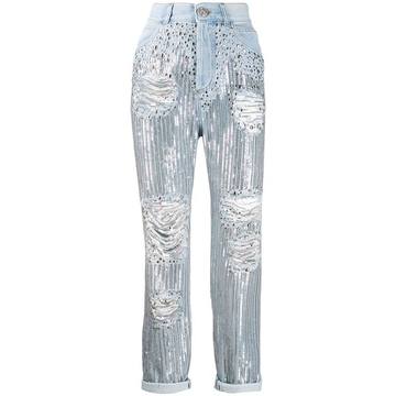 BALMAIN SF05680D105 SAD BLEU