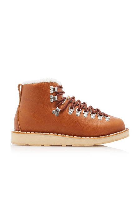 Inverno Vet Shearling-Lined Leather Hiking Boots展示图