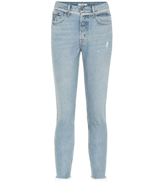 Karolina embellished skinny jeans展示图