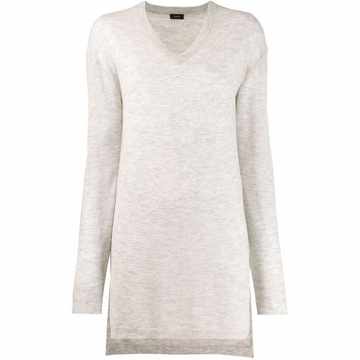 elongated cashmere pullover