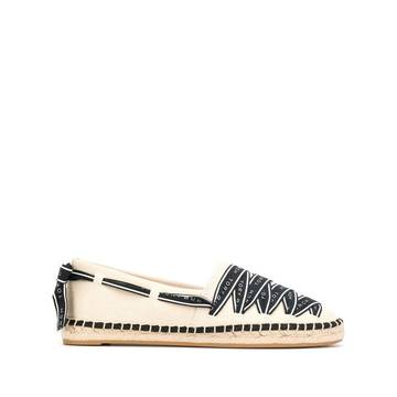 laced canvas espadrilles