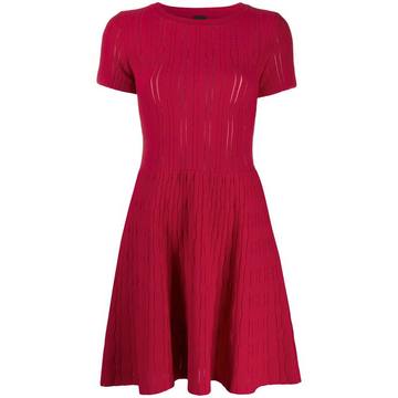 knitted shift dress