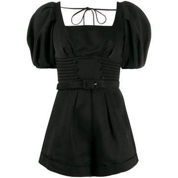 short-sleeve fitted playsuit