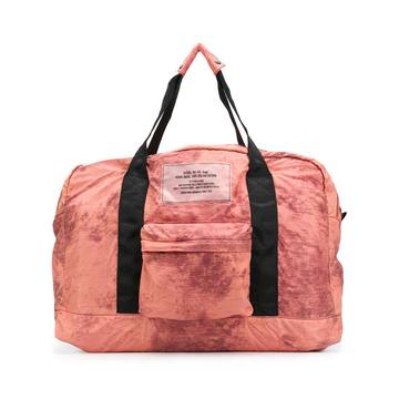 bleached effect duffle bag