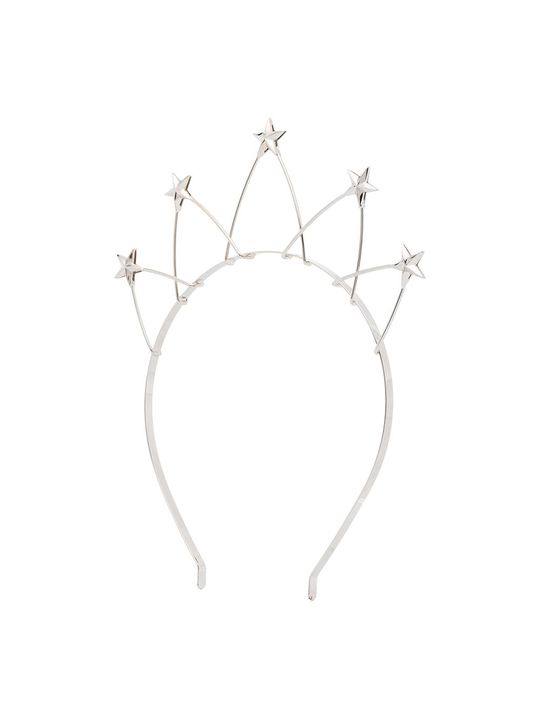 silver tone pageant star tiara展示图