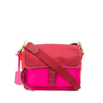 Perry colour-block shoulder bag