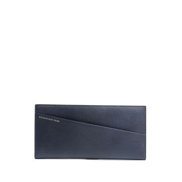 Panama grained-effect wallet