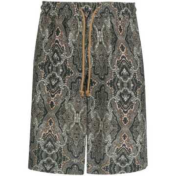 Doxxi paisley print track shorts