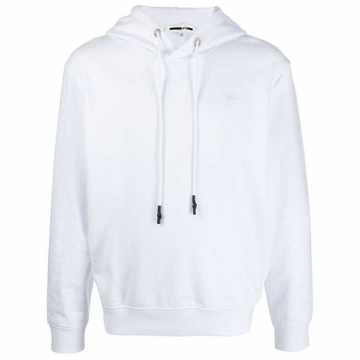 brand embroidered hoodie