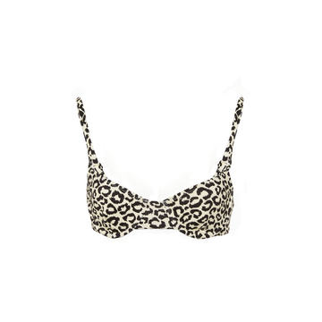 Eva Leopard-Print Bikini Top