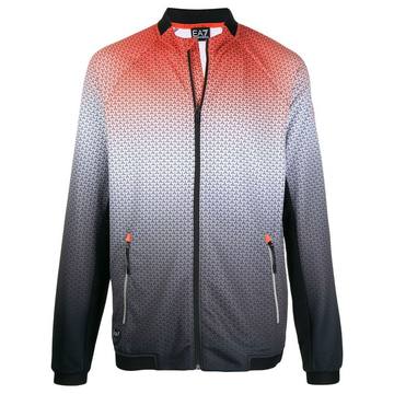 gradient effect sports jacket