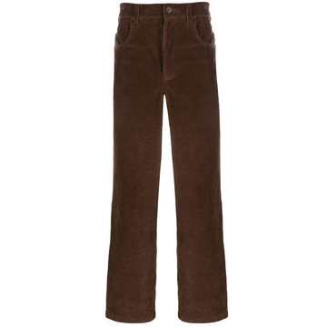 Cesar corduroy straight-leg trousers