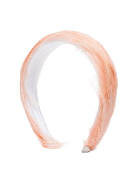 Pink Plume feather headband展示图