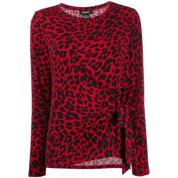 leopard print blouse