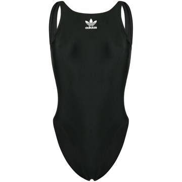 Trefoil low-back swimsuit